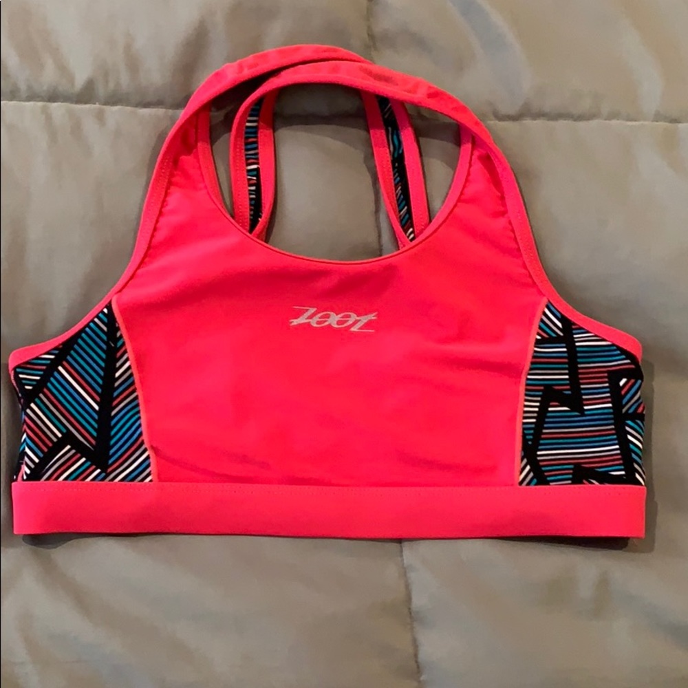 Zoot Performance Sport Bra. Multi color. Size M.